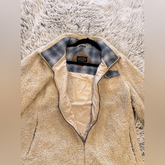 Medium Pendleton fuzzy zip Jacket - Picture 6 of 7